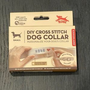 New Kikkerland DIY Cross Stitch Dog Collar